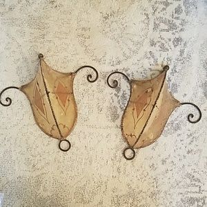 Authentic Moroccan henna wall sconces